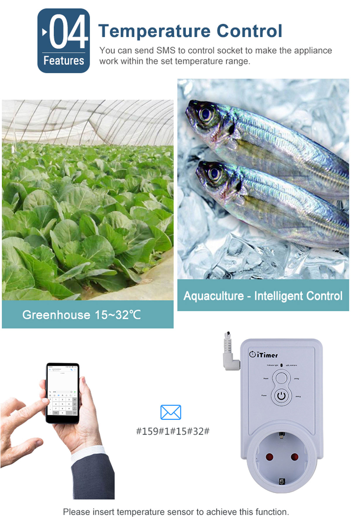 Newest GSM Thermostat Socket