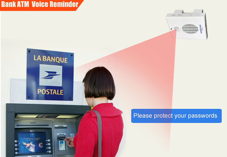 Application of Motion Activated Voice Player on ATM