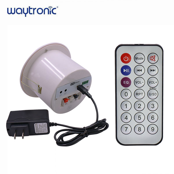 Ceiling mounted infrared human body induction voice prompt horn