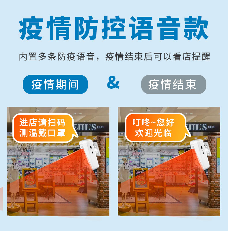 紅外感應語音播報器